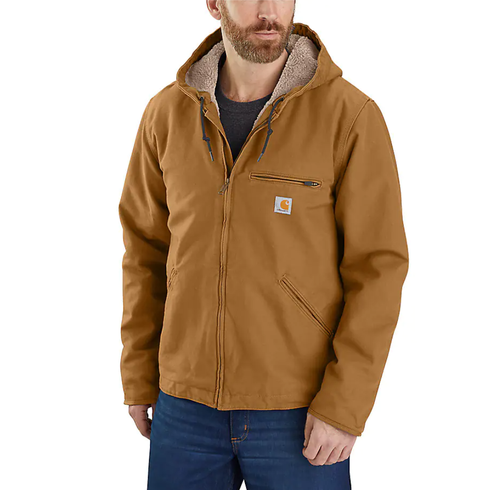 Carhartt Mens Washed Duck Work Jacket