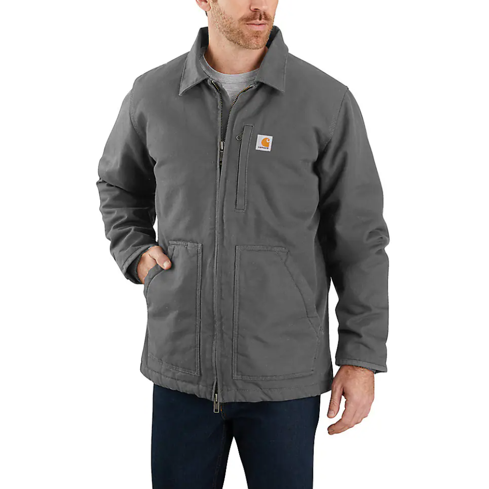 Grey carhartt coat discount