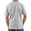 Carhartt Mens Workwear Pocket Henley Heather Gray T-Shirt - K84-HGY