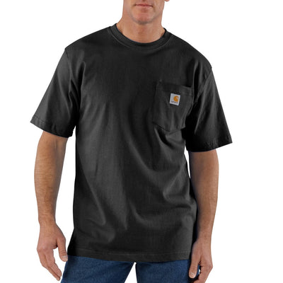 Carhartt Mens Workwear Pocket Work T-Shirt - Black - K87-BLK