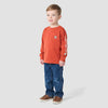 Carhartt Toddler Boys Long Sleeve Pocket Logo T-Shirt Homestead Red (Sizes: 2T-4T) - CA6884-RG0