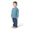 Carhartt Toddler Boys Long Sleeve Pocket Logo T-Shirt Hydro (Sizes:2T-4T) - CA6884-HV2