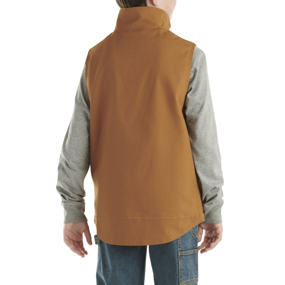Carhartt Boys Canvas Lined Vest