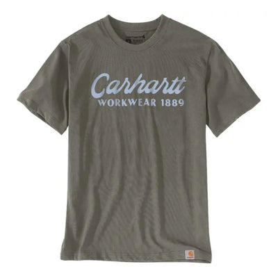 Carhartt Mens Loose Fit Dusty Olive T-Shirt