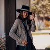 Charlie 1 Horse Girls Lainey Wilson Lucky Me Jr Felt Hat - CWLKYM03JR-07