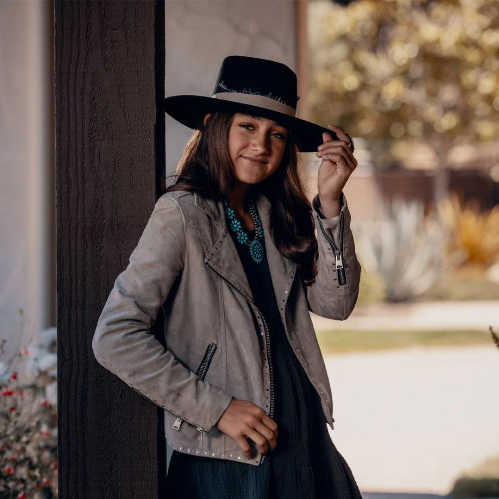 Charlie 1 Horse Girls Lainey Wilson Lucky Me Jr Felt Hat - CWLKYM03JR-07