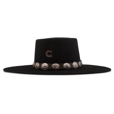 Charlie 1 Horse Womens High Desert Black Felt Hat - CWHIDT-2207