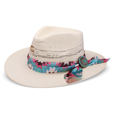 Charlie 1 Horse Womens Hissy Fit Straw Hat - CSHISS34-81