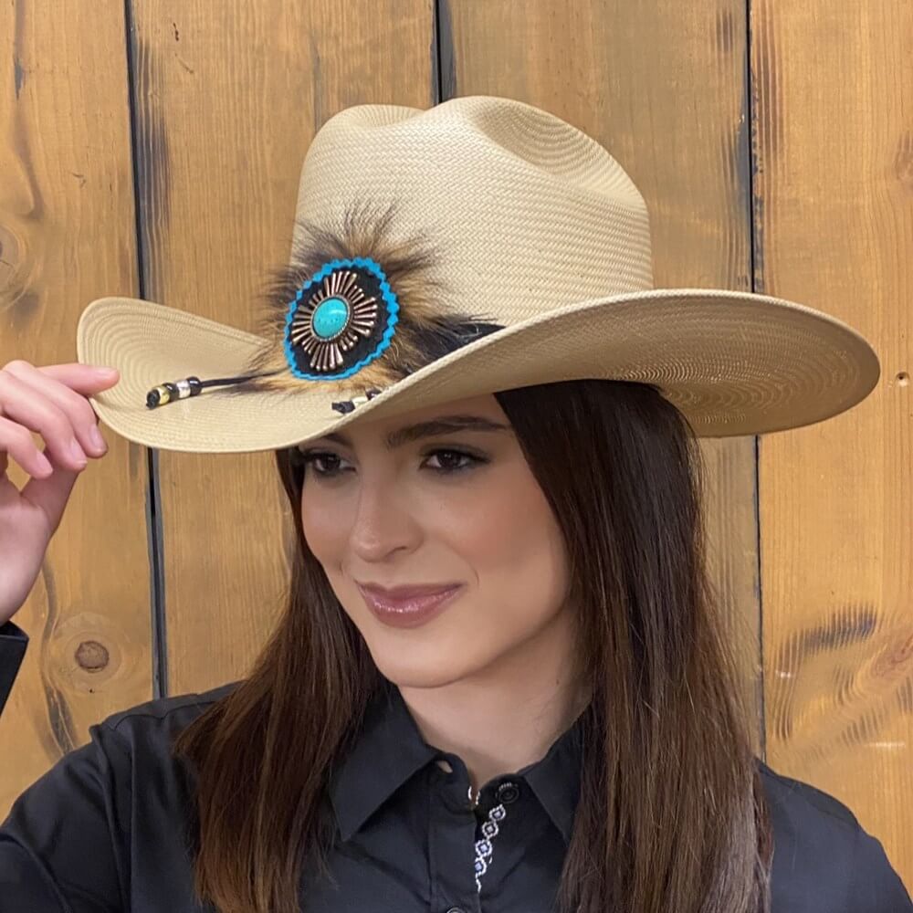 Charlie 1 Horse Womens Lainey Wilson Country With A Flare Straw Hat - CSCNWF-3061