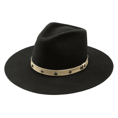 Charlie 1 Horse Womens Lainey Wilson Fly Me To The Stars Felt Hat Black