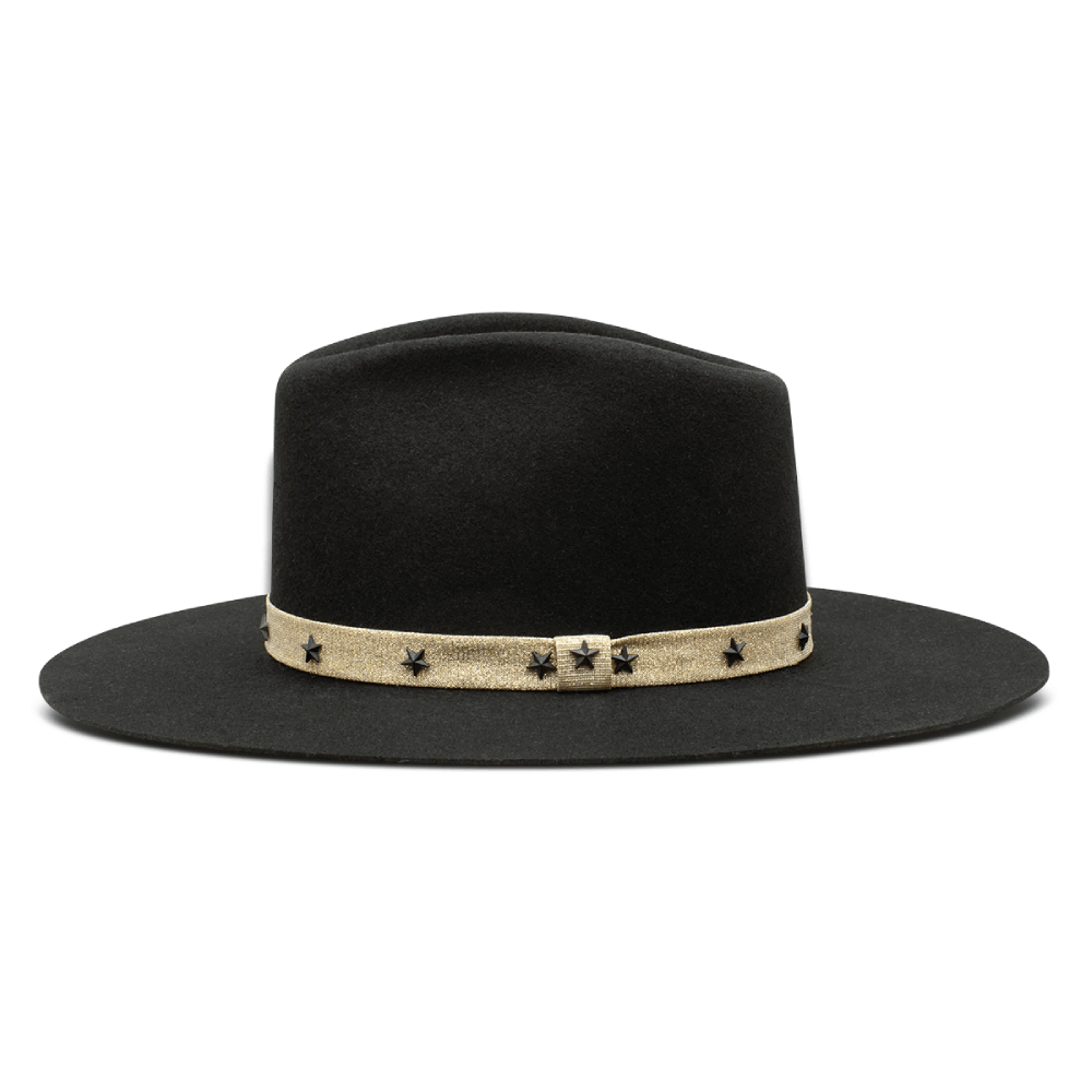 Charlie 1 Horse Womens Lainey Wilson Fly Me To The Stars Felt Hat Black