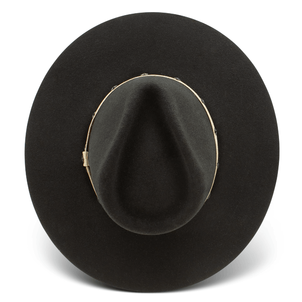 Charlie 1 Horse Womens Lainey Wilson Fly Me To The Stars Felt Hat Black