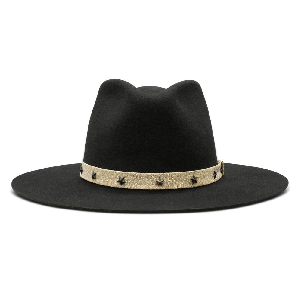 Charlie 1 Horse Womens Lainey Wilson Fly Me To The Stars Felt Hat Black - CWFMTS40-07