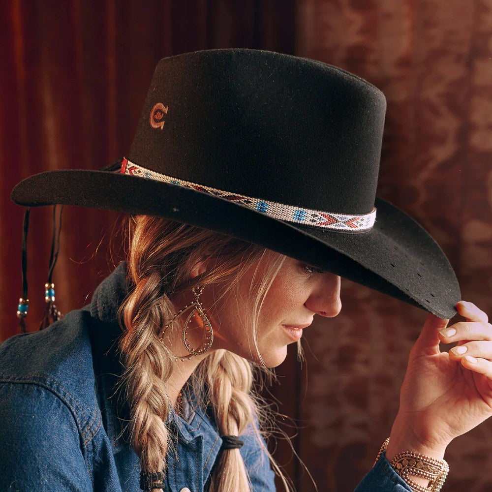 Charlie 1 Horse Womens Lainey Wilson Wild Horses Felt Hat - CWWHRS15-07