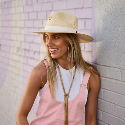 Charlie 1 Horse Womens Mexico Shore Straw Hat - CSMXSH-3496