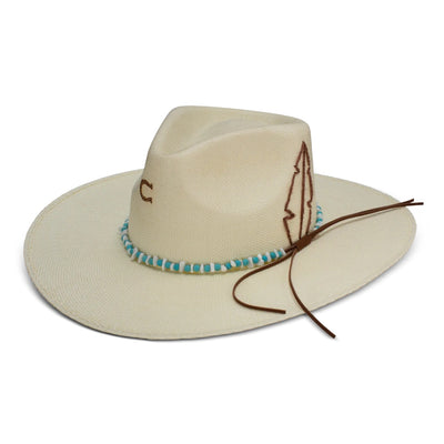 Charlie 1 Horse Womens Midnight Toker Straw Hat