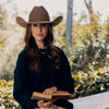 Charlie 1 Horse Womens The Cowgirl Felt Hat Pecan - CWCWHT72-P5