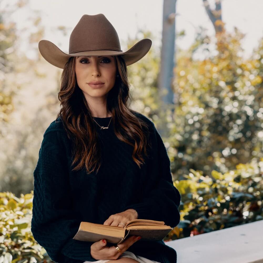 Charlie 1 Horse Womens The Cowgirl Felt Hat Pecan - CWCWHT72-P5