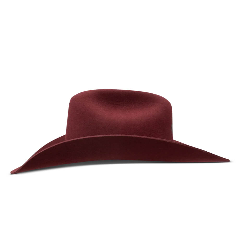 Charlie 1 Horse Womens The Cowgirl Hat Felt Hat Cranberry