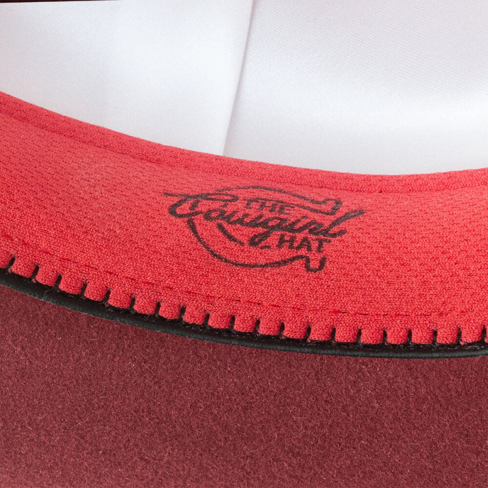 Charlie 1 Horse Womens The Cowgirl Hat Felt Hat Cranberry