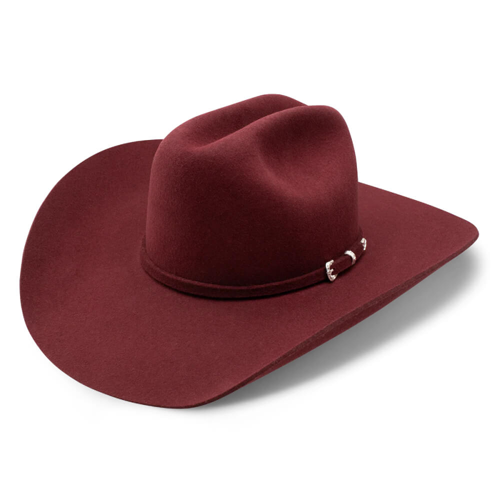 Charlie 1 Horse Womens The Cowgirl Hat Felt Hat Cranberry - CWCWHT72-KR
