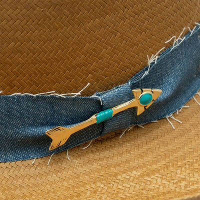 Charlie 1 Horse x Lainey Wilson Womens Lone Wolf Straw Hat - CSLNWF-6801