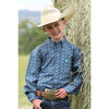 Cinch Boys Geometric Print Western Shirt