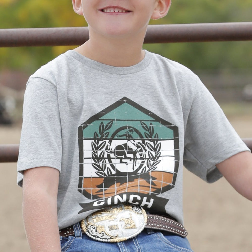 Cinch Boys Gray T-Shirt