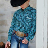 Cinch Boys Paisley Print Western Shirt