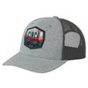 Cinch Mens 6 Panel Embroidered Logo Patch Cap Grey - MCC0660657-GRY