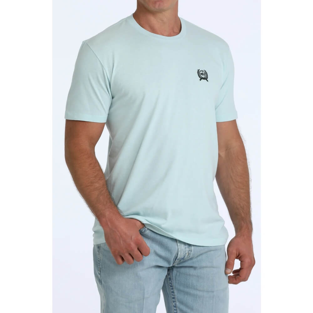 Cinch Mens American Rodeo Graphic T-Shirt Mint - MTT1690732-GRN