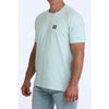 Cinch Mens American Rodeo Graphic T-Shirt Mint - MTT1690732-GRN