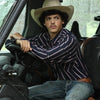 Cinch Mens ArenaFlex Modern Fit Snap Front Western Shirt Navy - MTW1303105-NAV