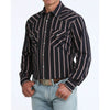 Cinch Mens ArenaFlex Modern Fit Snap Front Western Shirt Navy - MTW1303105-NAV