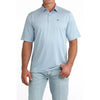 Cinch Mens Arenaflex Polo Shirt Light Blue - MTK1863055-BLU