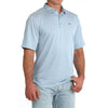 Cinch Mens Arenaflex Polo Shirt Light Blue - MTK1863055-BLU