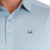 Cinch Mens Arenaflex Polo Shirt Light Blue - MTK1863055-BLU