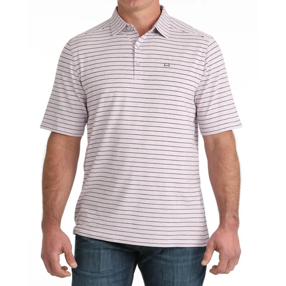 Cinch Mens Arenaflex® Polo Shirt Lilac - MTK1865041-LIL