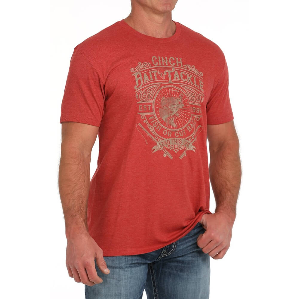 Cinch Mens Bait and Tackle T-Shirt