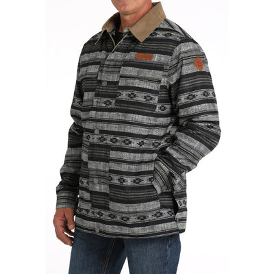 Cinch Mens Barn Black/Gray Jacket