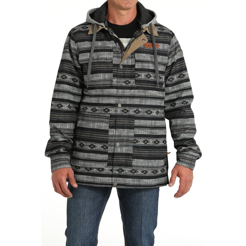 Cinch Mens Barn Black/Gray Jacket