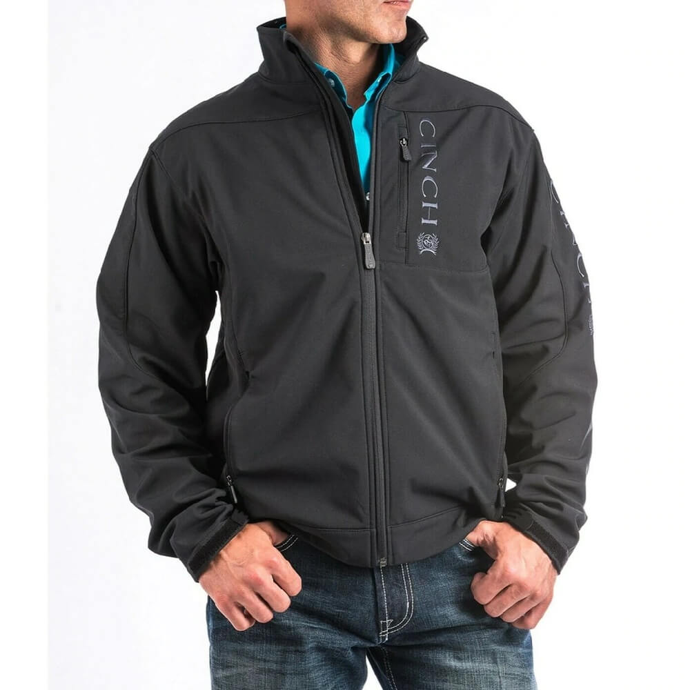 Cinch Mens Black Bonded Jacket - MWJ1009000-BLK