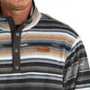 Cinch Mens Black Polar Fleece Pullover