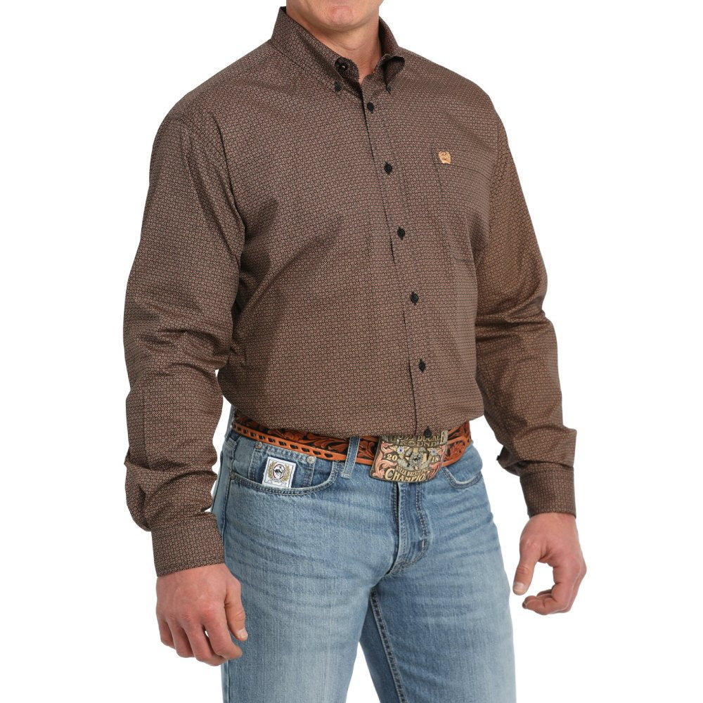 Cinch Mens Black Western Shirt