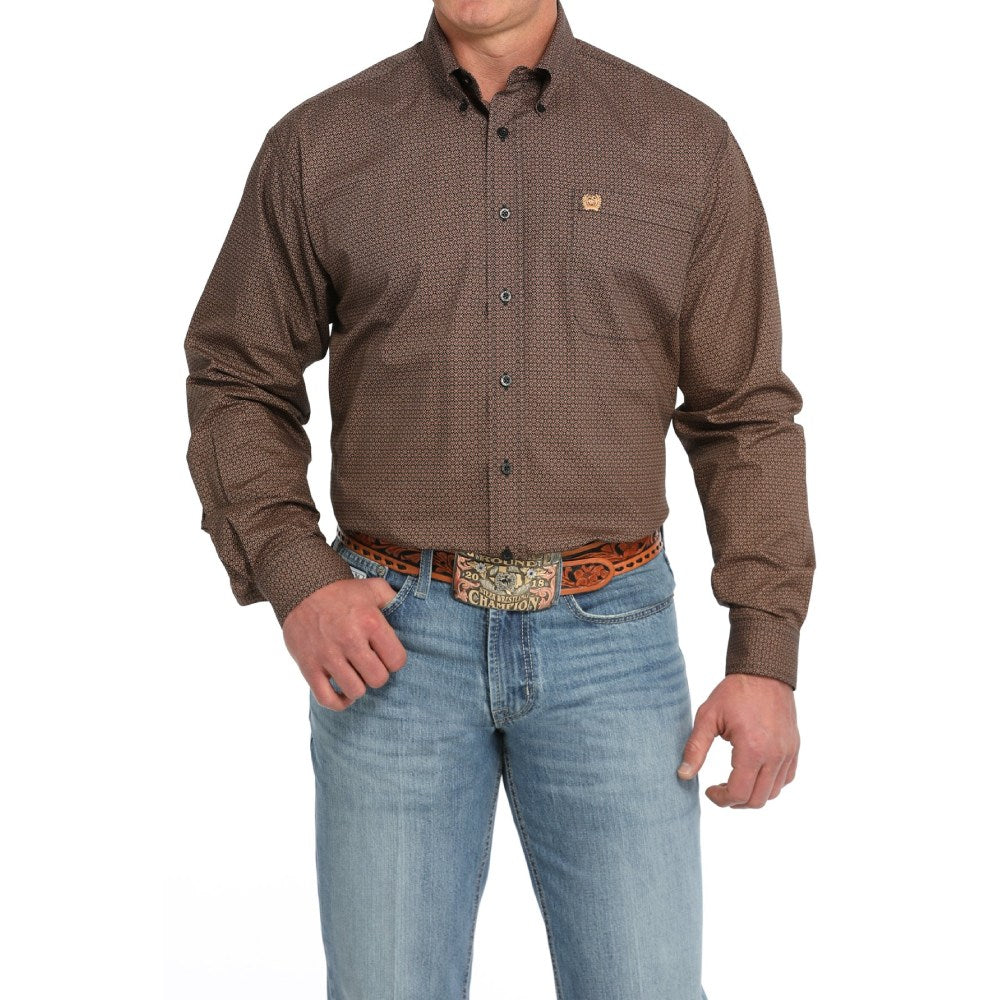 Cinch Mens Black Western Shirt