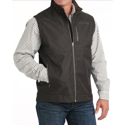 Cinch Mens Bonded Vest Brown - MWV1515025-BRN