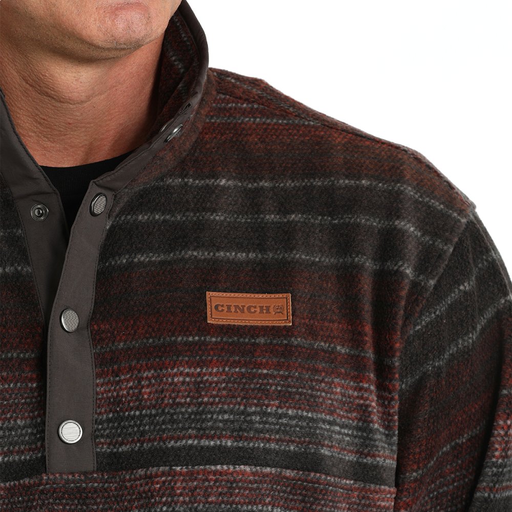 Cinch Mens Brown Polar Fleece