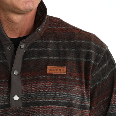 Cinch Mens Brown Polar Fleece