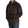 Cinch Mens Brown Polar Fleece