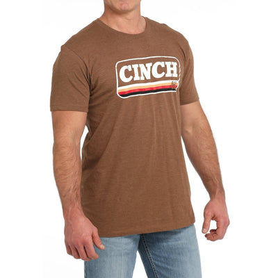 Cinch Mens Brown T-Shirt